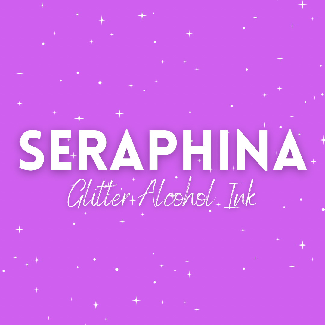 Seraphina - Purple Glitter Alcohol Ink