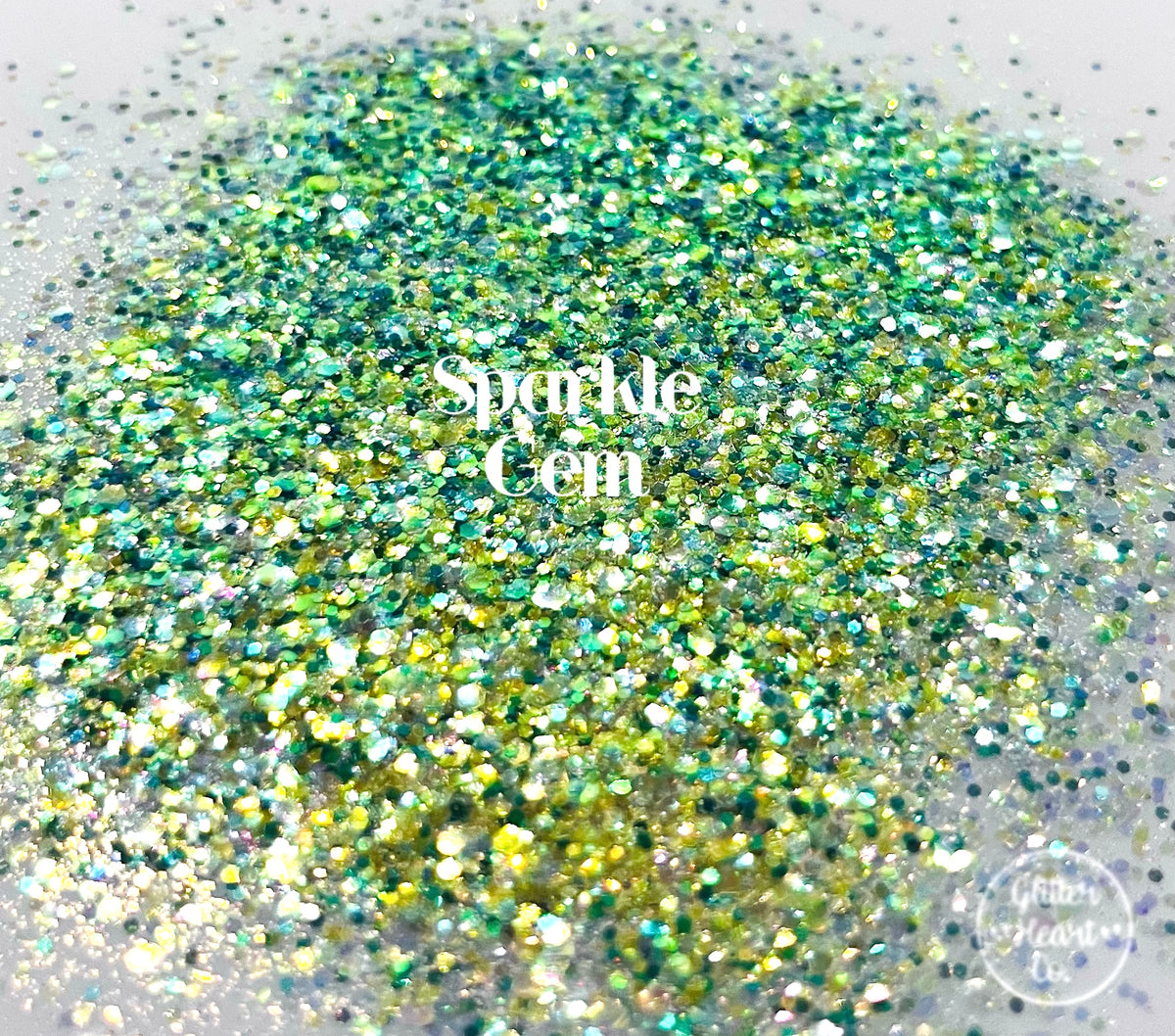 Sparkled Gem Glitter Heart Co.