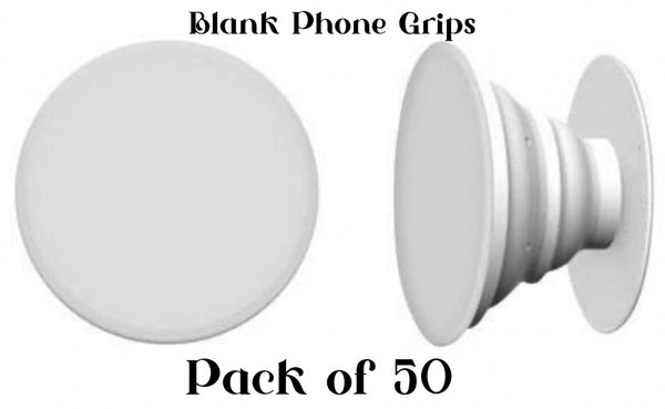 Blank Phone Grips - Pack of 50