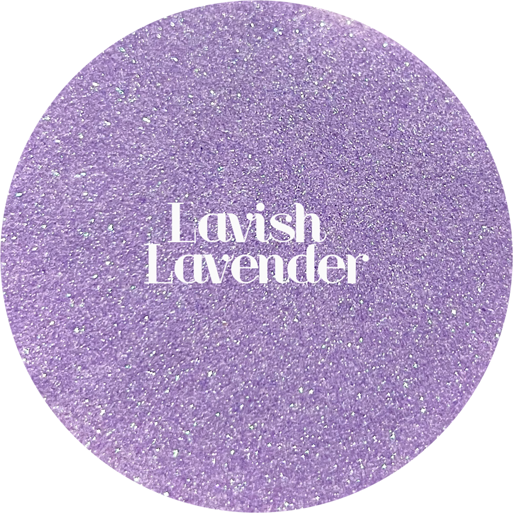 Lavish Lavender Glitter Heart Co.