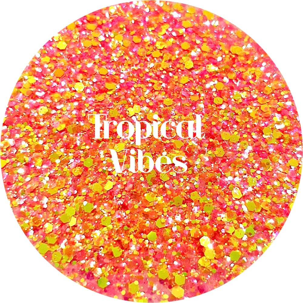 Tropical Vibes Glitter Heart Co.