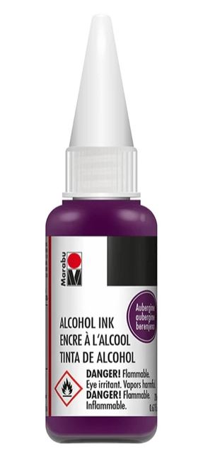 Aubergine Alcohol Ink