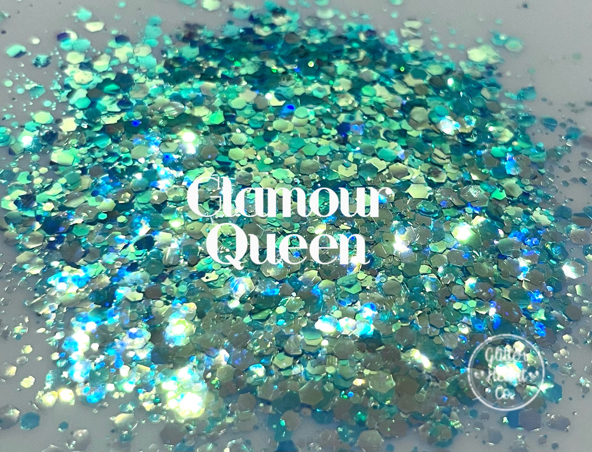 Glamour Queen Glitter Heart Co.