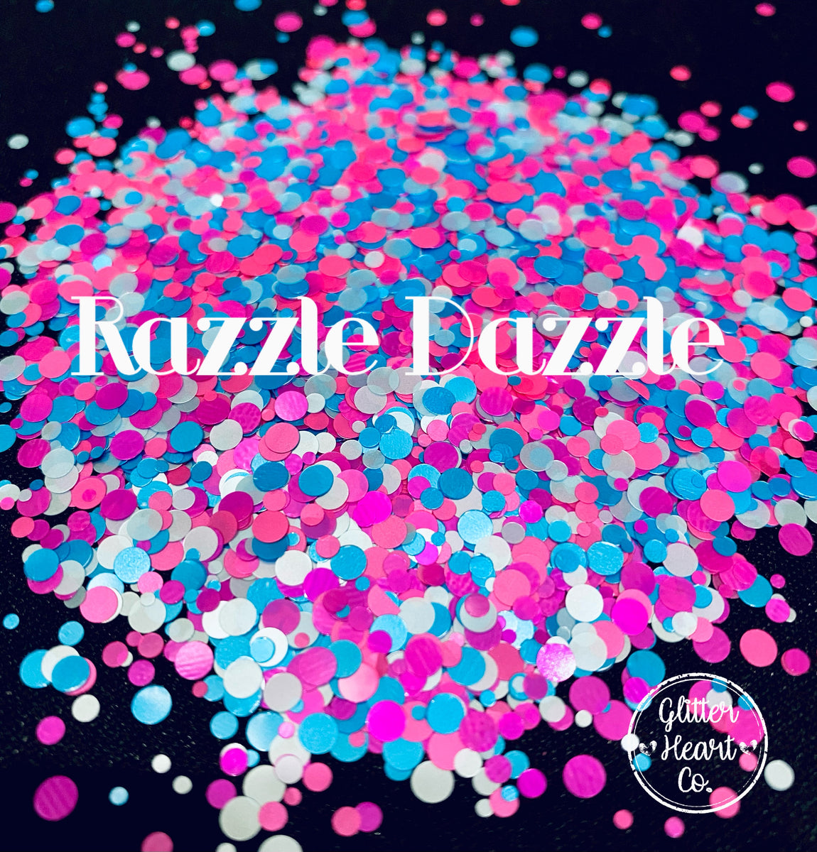 Razzle Dazzle White Wedding Glitter, Assorted Glitter, Festival