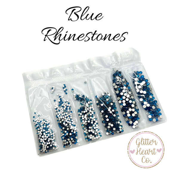 Blue Rhinestones