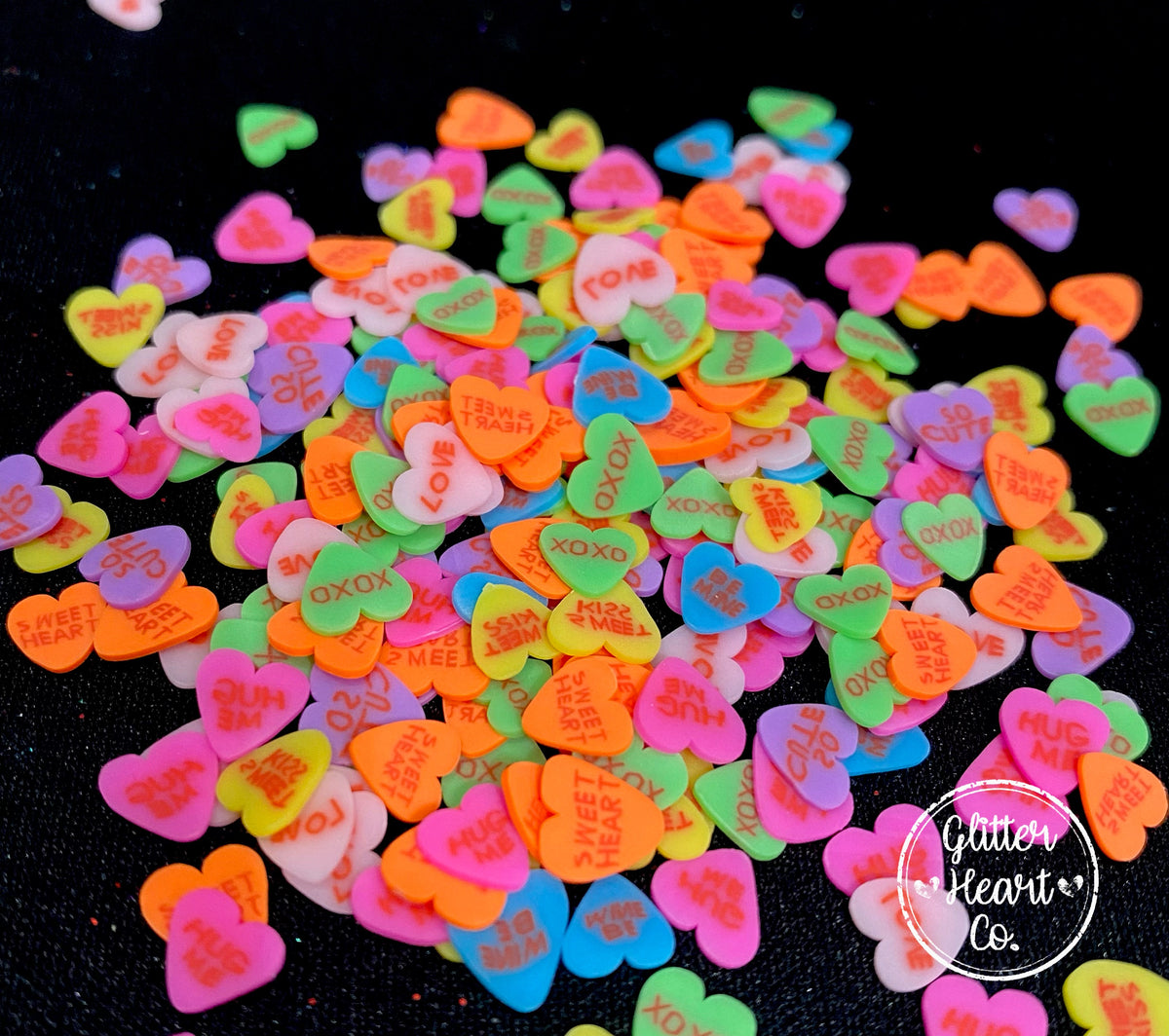 Conversation Hearts – Glitter Makes It