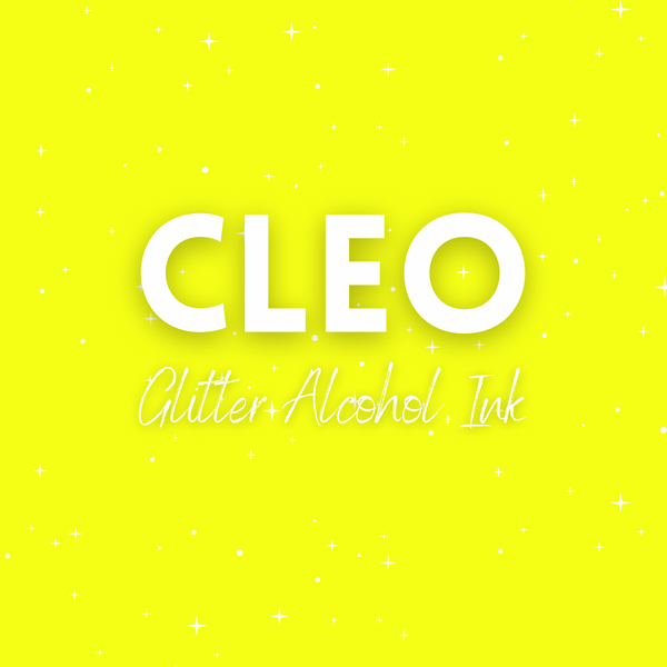 Cleo - Glitter Alcohol Ink