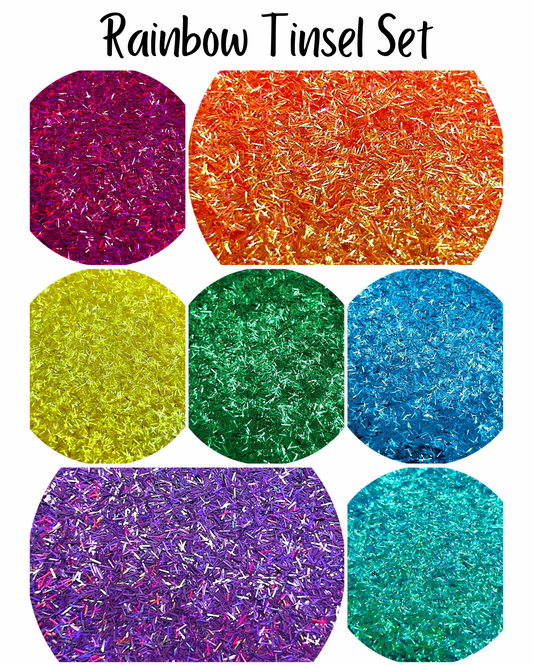 Rainbow Tinsel Set