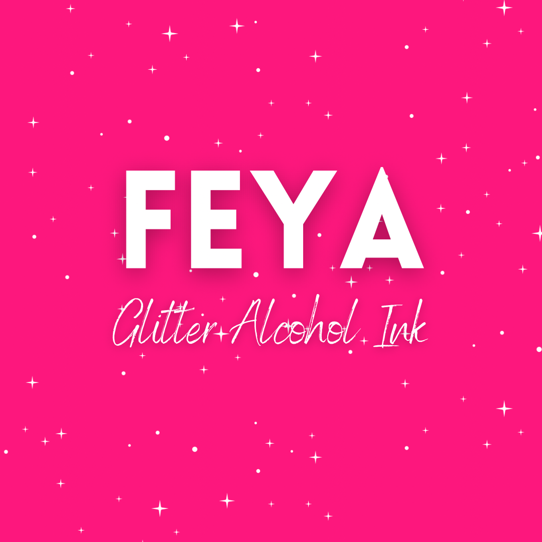 Feya - Pink Glitter Alcohol Ink
