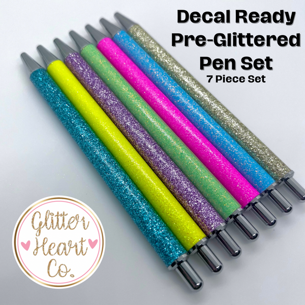 Decal Ready Glitter Pen Set
