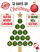 Glitter Advent Calendar - PRE-SALE