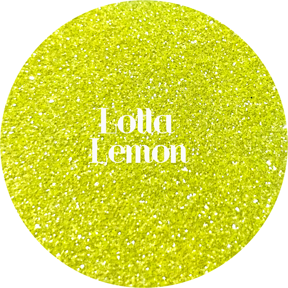 Lotta Lemon Glitter Heart Co.