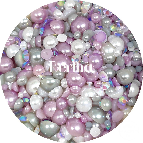 Flatback Pearl & Rhinestone Mix - Mary by Glitter Heart Co.™