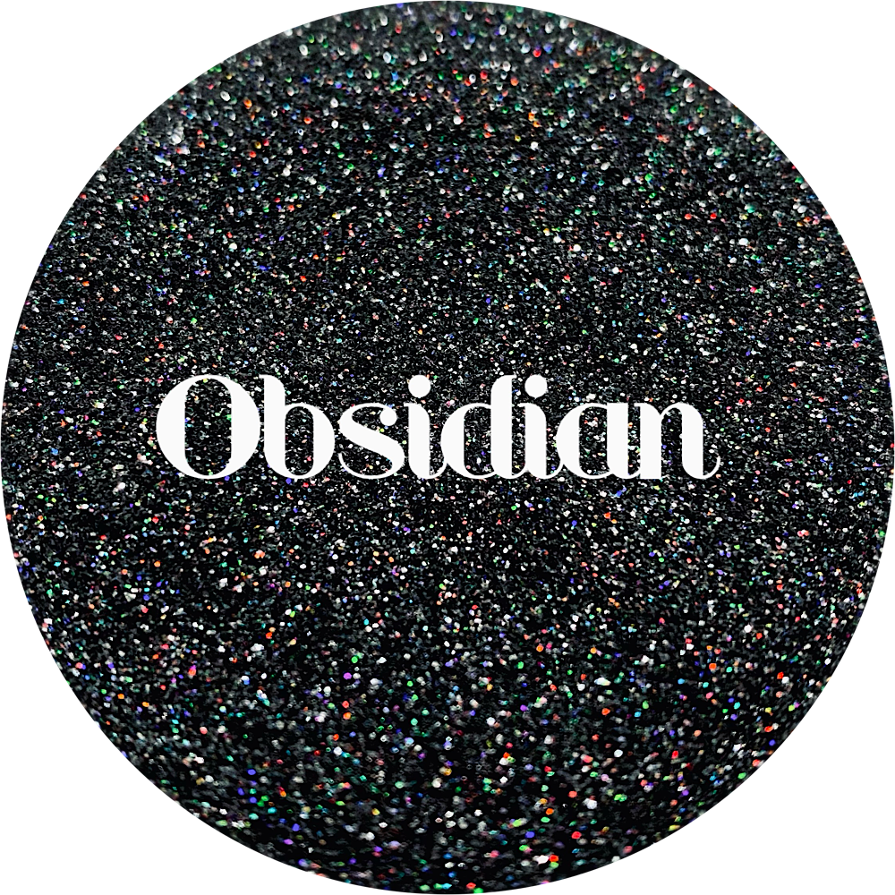 Black Glitter Glitter Heart Co.