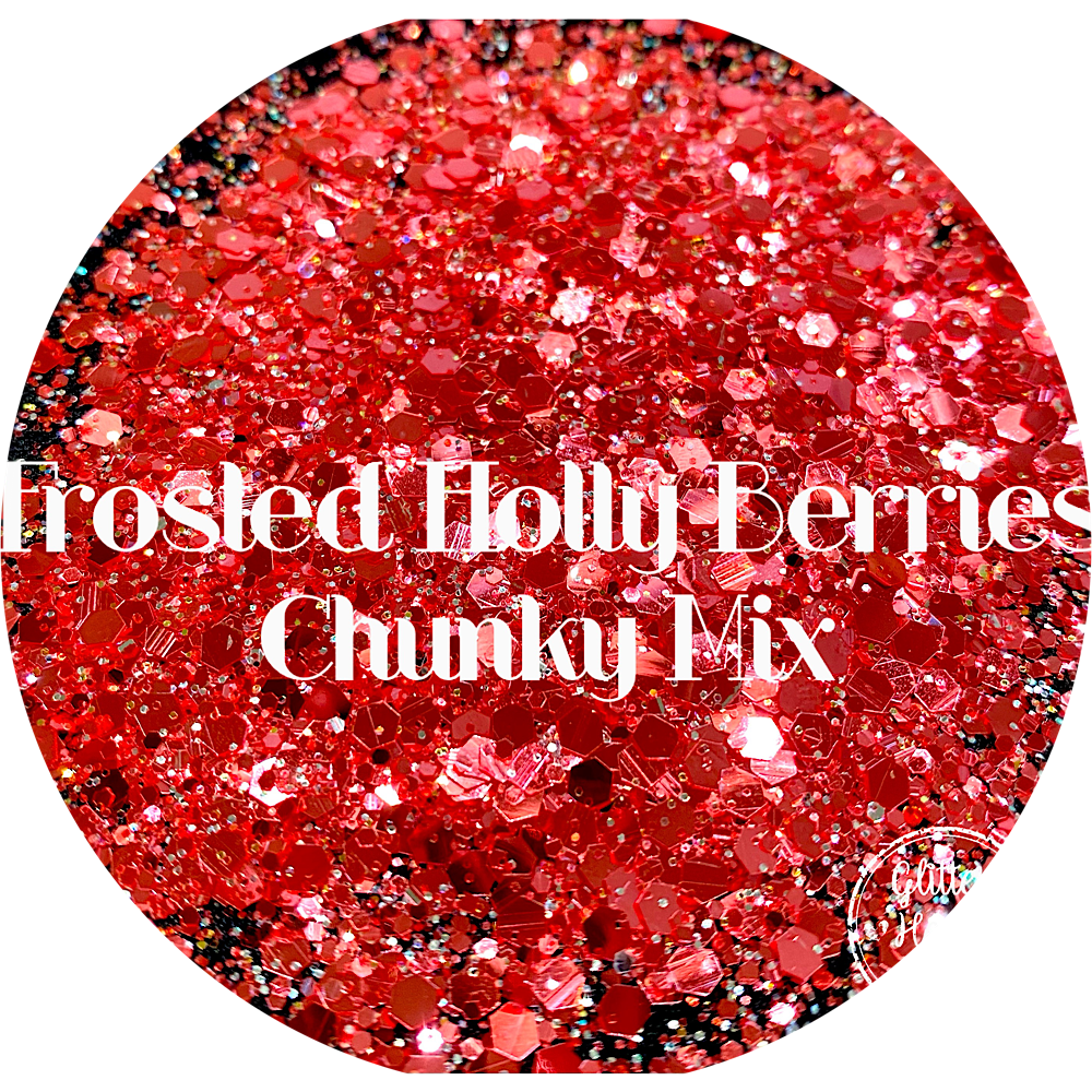 Frosted Holly Berries Chunky Mix