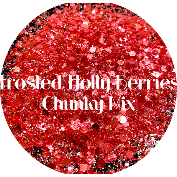 Frosted Holly Berries Chunky Mix