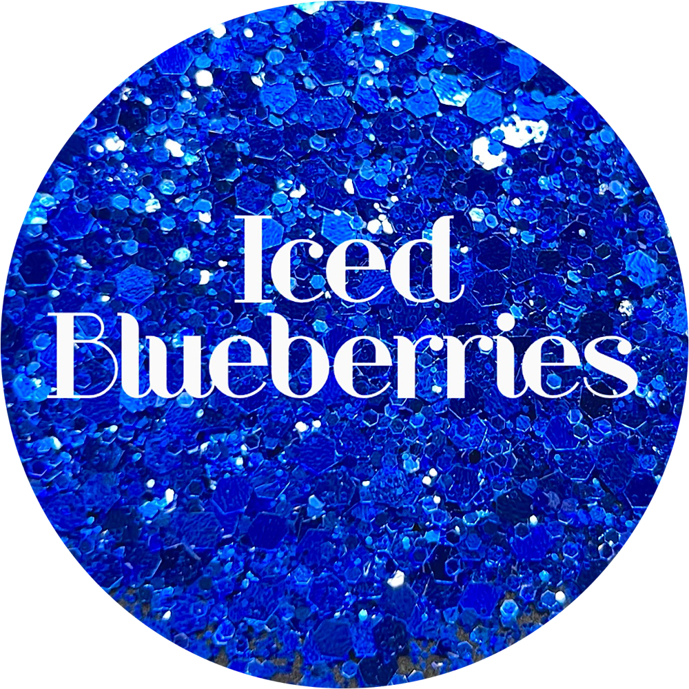 Iced Blueberries