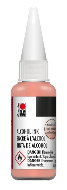 Metallic Coral Alcohol Ink
