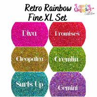Retro Rainbow Fine XL Set