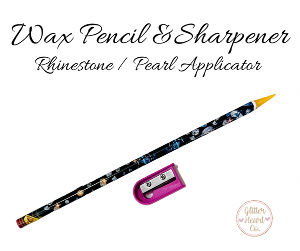 Wax Pencil & Sharpener - Rhinestone/Pearl Picker