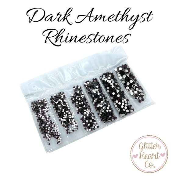 Dark Amethyst Rhinestones