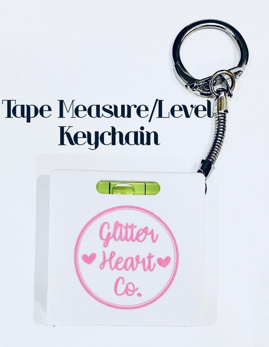 Tape Measure/Level Keychain