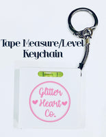 Tape Measure/Level Keychain