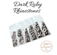Dark Ruby Rhinestones