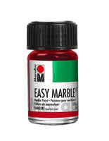 Metallic Red Marabu Easy Marble