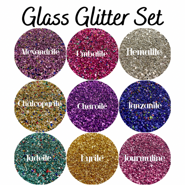 Glass Glitter Set