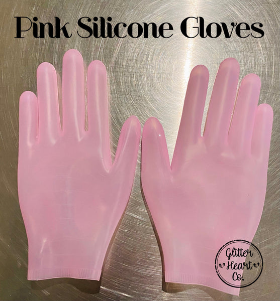 Pink Silicone Gloves