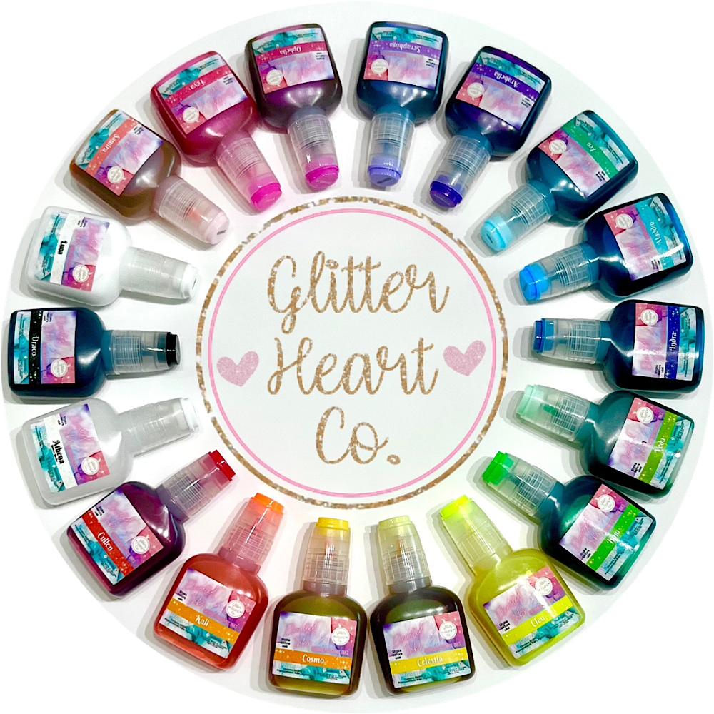 Shimmer Glitter Alcohol Ink Set